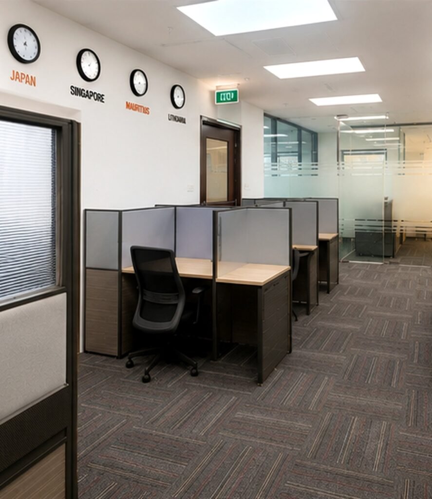 Suntec Tower 2 – 3,218 sq ft Fitted Office – 10_open_workstations_front
