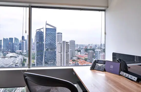 The Executive Centre – Serviced Offices at The Gateway West, Singapore – Workstation at The Executive Centre The Gateway West