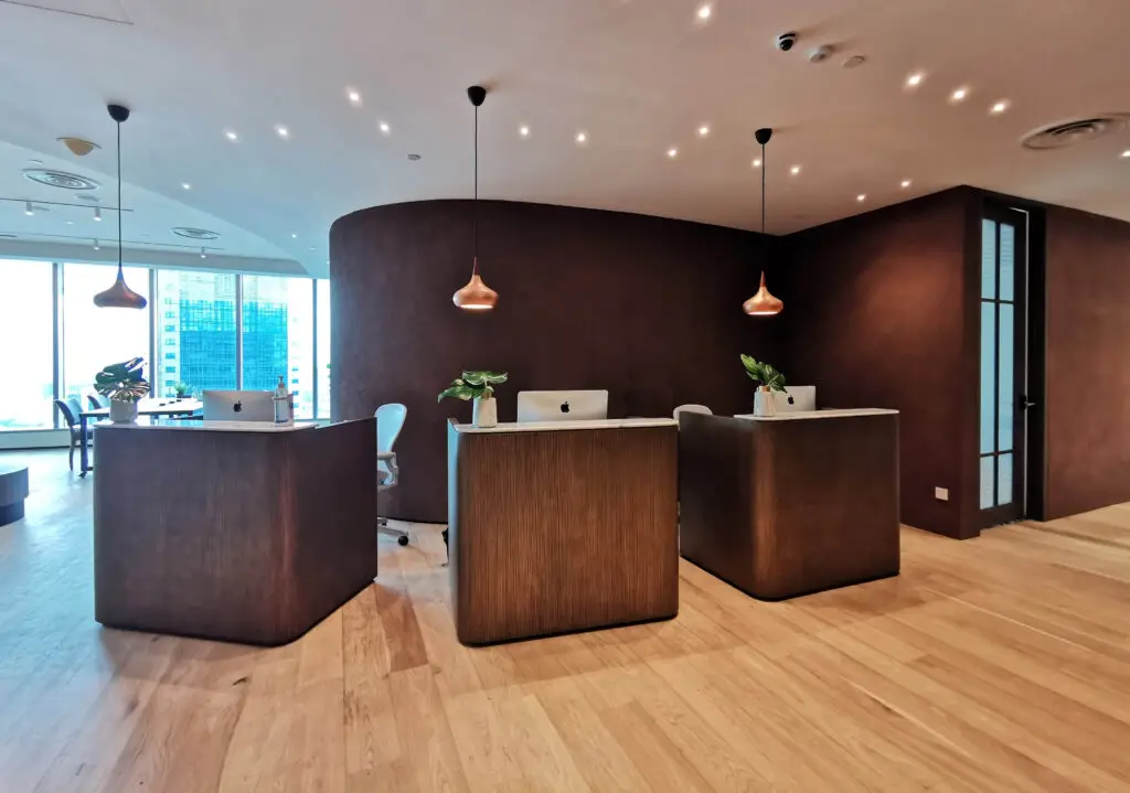 The Executive Centre – Serviced Offices at One Raffles Quay, Singapore – Reception at The Executive Centre One Raffles Quay Singapore