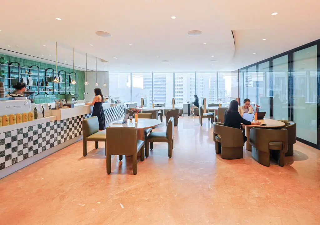 The Executive Centre – Ocean Financial Centre – Coworking cafe with barista bar at The Executive Centre Ocean Financial Centre