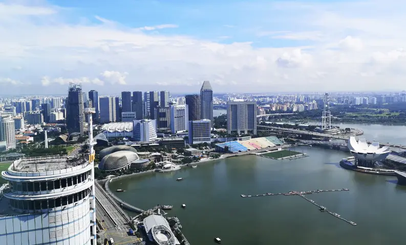 The Executive Centre – Ocean Financial Centre – Marina Bay skyline view from The Executive Centre Ocean Financial Centre