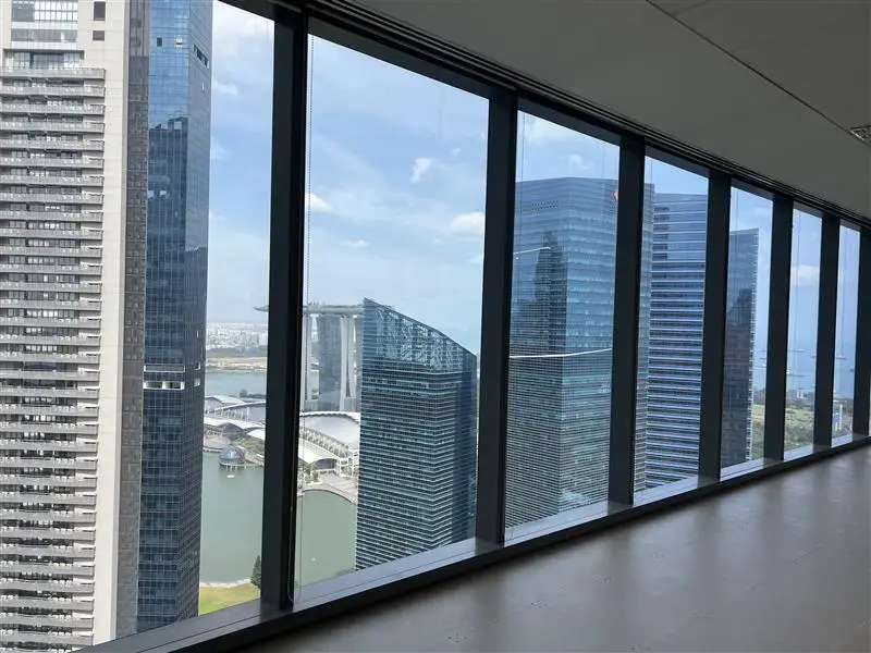 Asia Square Tower 1 Office for Rent | Grade A Singapore – 17_high_floor_marina_bay_sands_view
