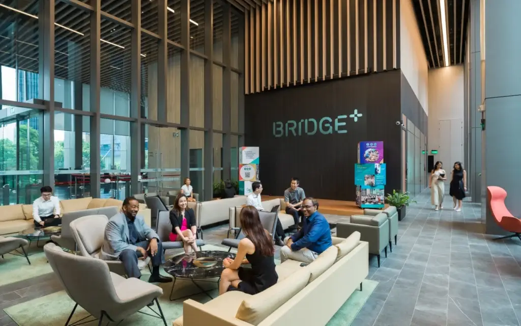 Bridge+ – Serviced Offices & Coworking Space at CapitaSky, Singapore – CapitaSky