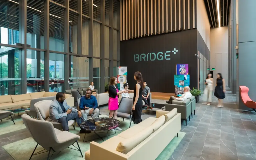 Bridge+ – Serviced Offices & Coworking Space at CapitaSky, Singapore – CapitaSky