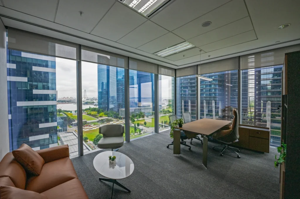 Asia Square Tower 2 – CEO office at Asia Square Tower 2 with Marina Bay views, Singapore