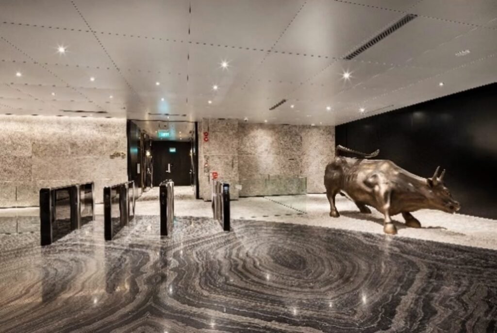 BNI Tower – BNI Tower lift lobby, 30 Raffles Place, Raffles Place, Singapore