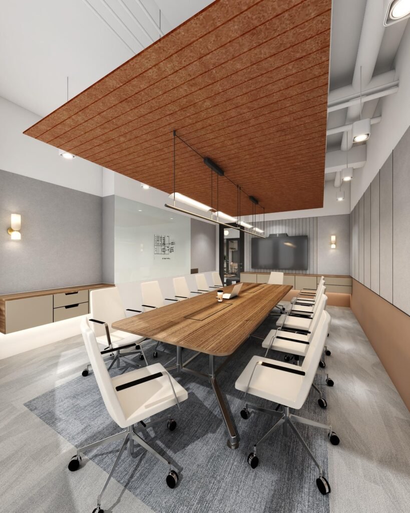 BNI Tower – Indicative fitted boardroom at BNI Tower unit #07-03, 30 Raffles Place, Singapore