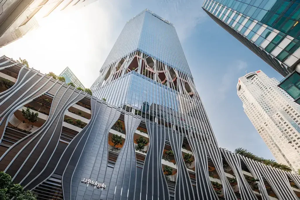 CapitaSpring – CapitaSpring office tower with sky gardens and green terraces, 88 Market Street, Raffles Place, Singapore