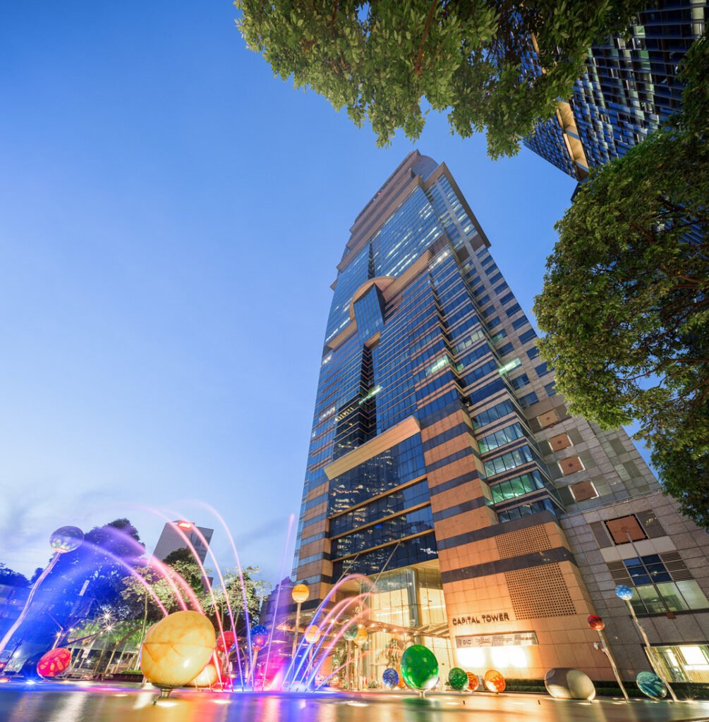 Capital Tower – Capital Tower Grade A office tower exterior, 168 Robinson Road, Singapore
