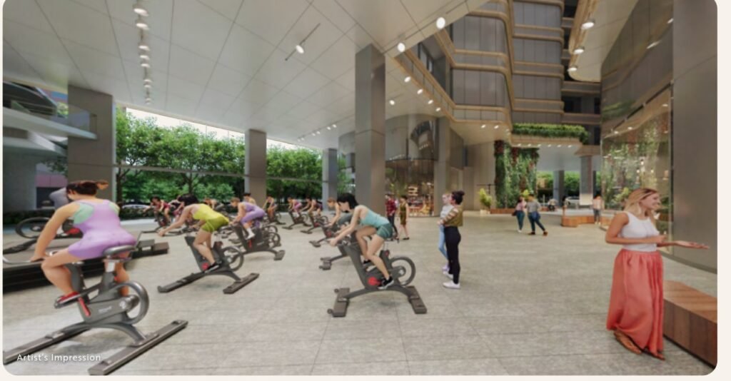 Newport Tower – Newport Tower privately-owned public space (POPS), Anson Road, Singapore