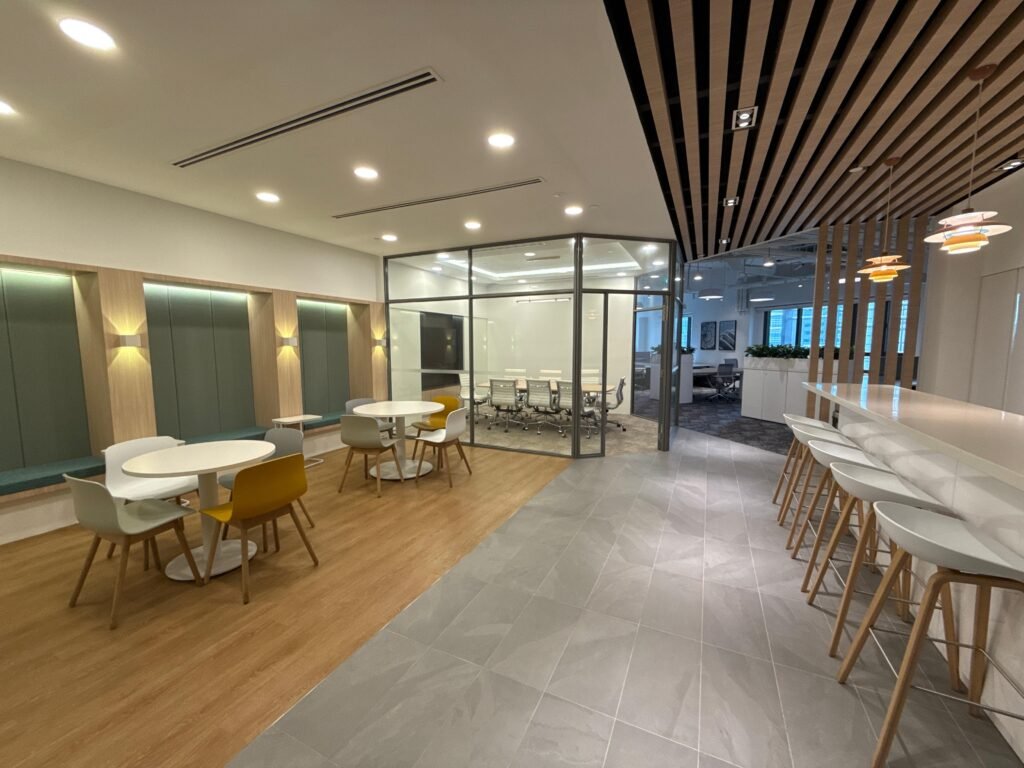 Plus @ Cecil Street – Plus @ 20 Cecil Street — fitted office suite with pantry, breakout area and meeting room