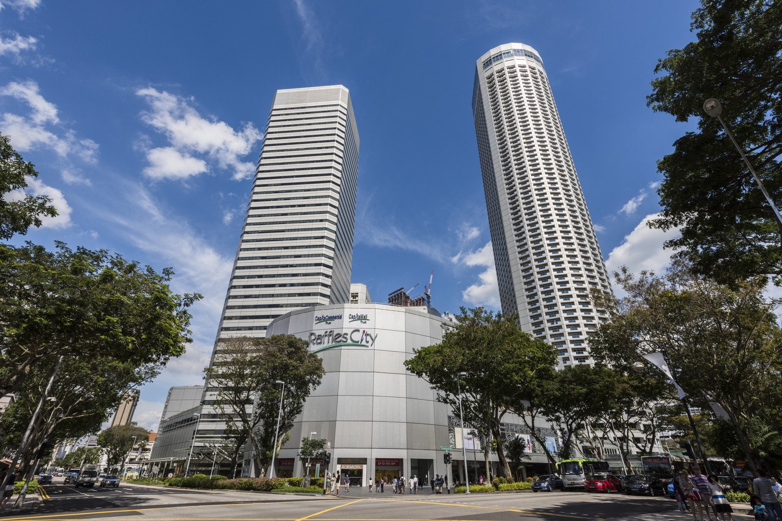 Raffles City Tower — I.M. Pei-designed Grade A office tower at 250 North Bridge Road, City Hall, Singapore