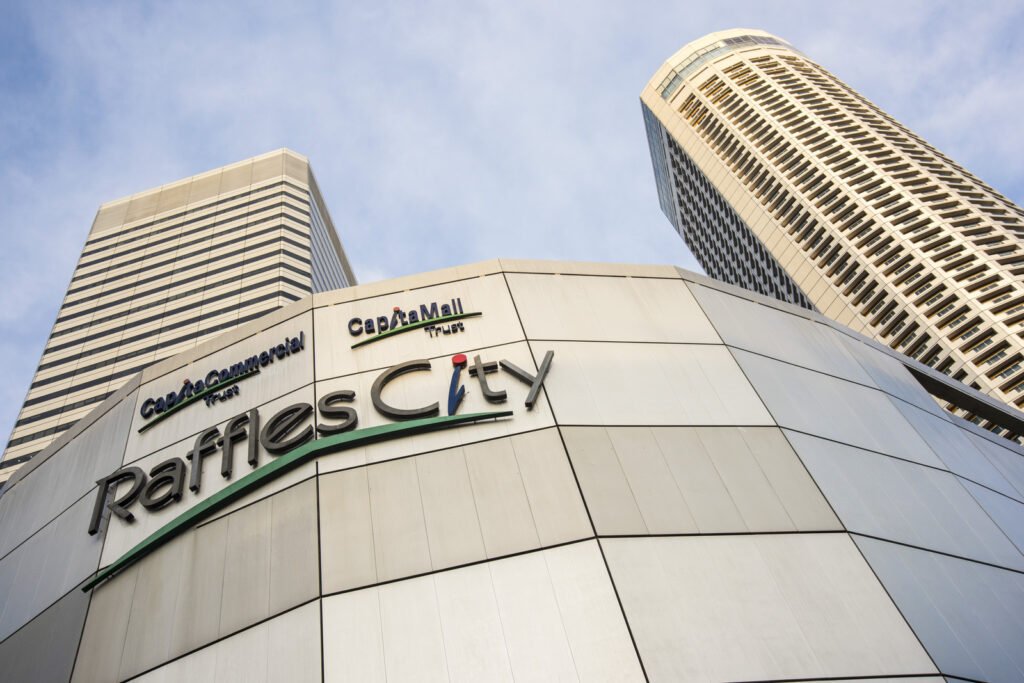 Raffles City Tower – Raffles City Tower signage, 250 North Bridge Road, Singapore
