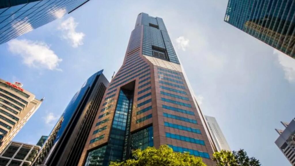 Republic Plaza – Republic Plaza office tower rising above Raffles Place, Singapore CBD