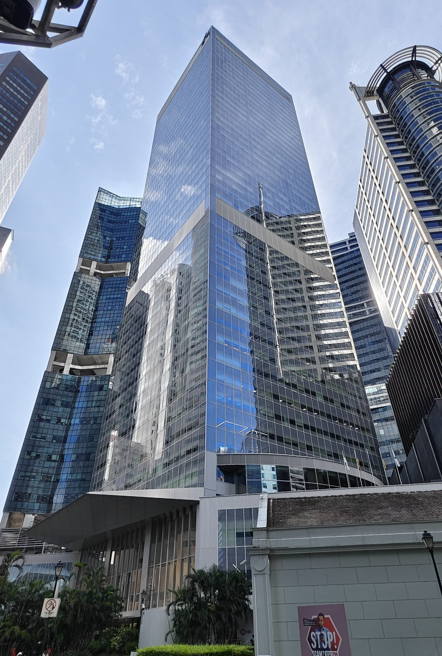 Singapore Land Tower after its 2024 upgrade, 50 Raffles Place, Singapore