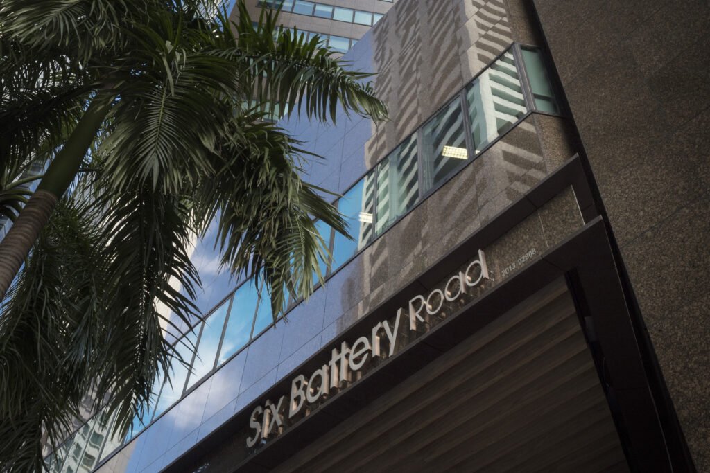 Six Battery Road – Six Battery Road signage, Raffles Place, Singapore