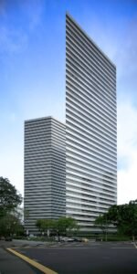 The Gateway twin office towers by I.M. Pei, 150 & 152 Beach Road, Singapore