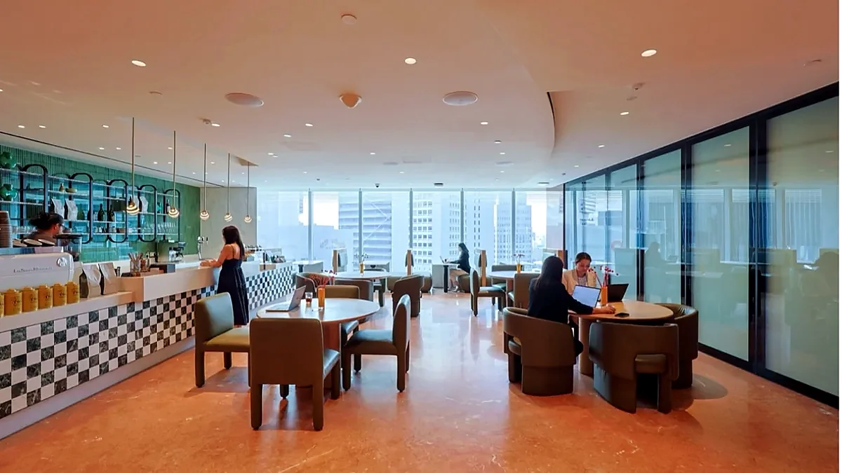 The Executive Centre premium coworking lounge at Ocean Financial Centre in Singapore
