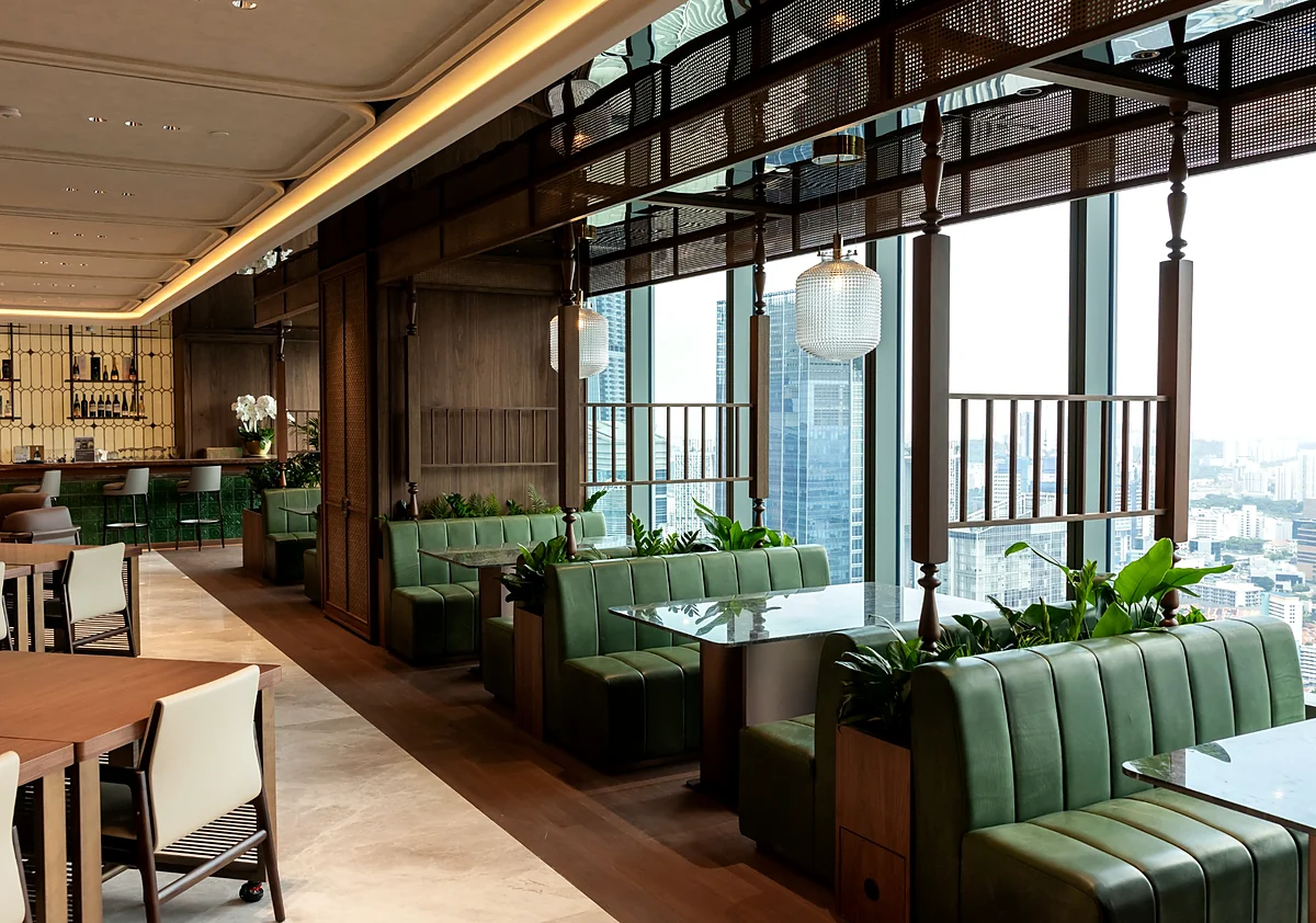 The Executive Centre lounge at IOI Central Boulevard Towers in Singapore