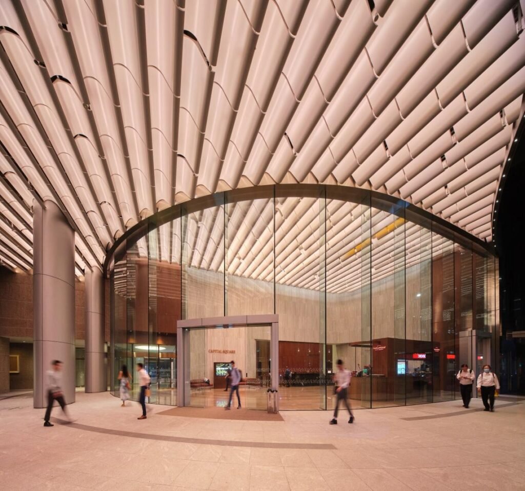 Capital Square Office for Rent | Grade A Singapore – capital-square-drop-off-entrance-canopy