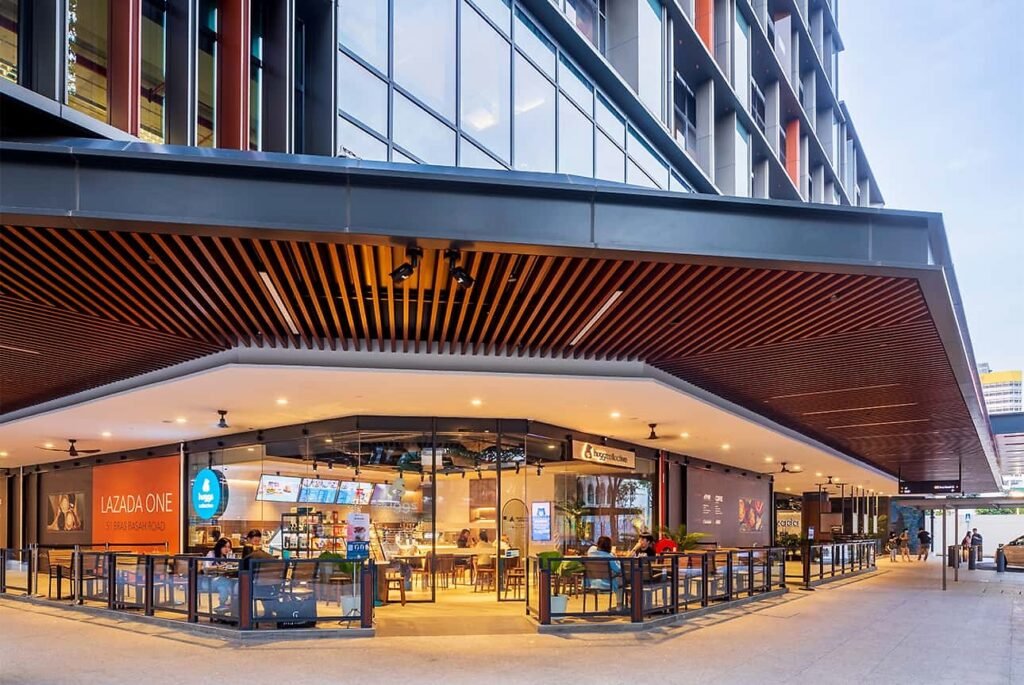 Office Space for Lease at Lazada One, Singapore – lazada-one-ground-floor-retail-entrance