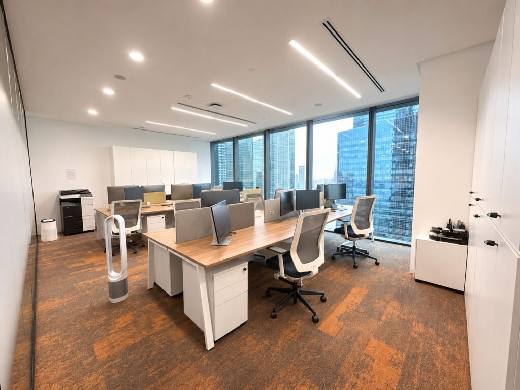 Marina One East Tower Office for Rent | Grade A Singapore – marina-one-east-tower-open-plan-workstations