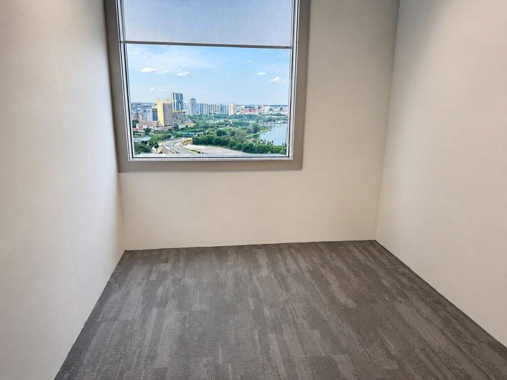 Millenia Tower Office for Rent | Grade A Singapore – millenia-tower-empty-focus-room-window-view