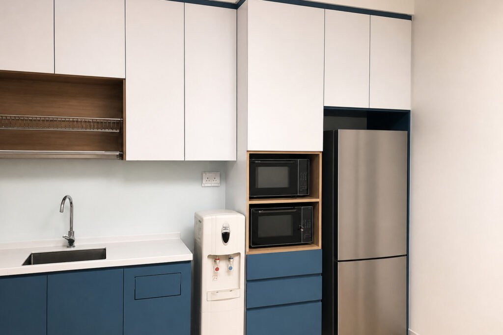 One Finlayson Green Office for Rent | Singapore – one-finlayson-green-suite-12-01-pantry-refrigerator