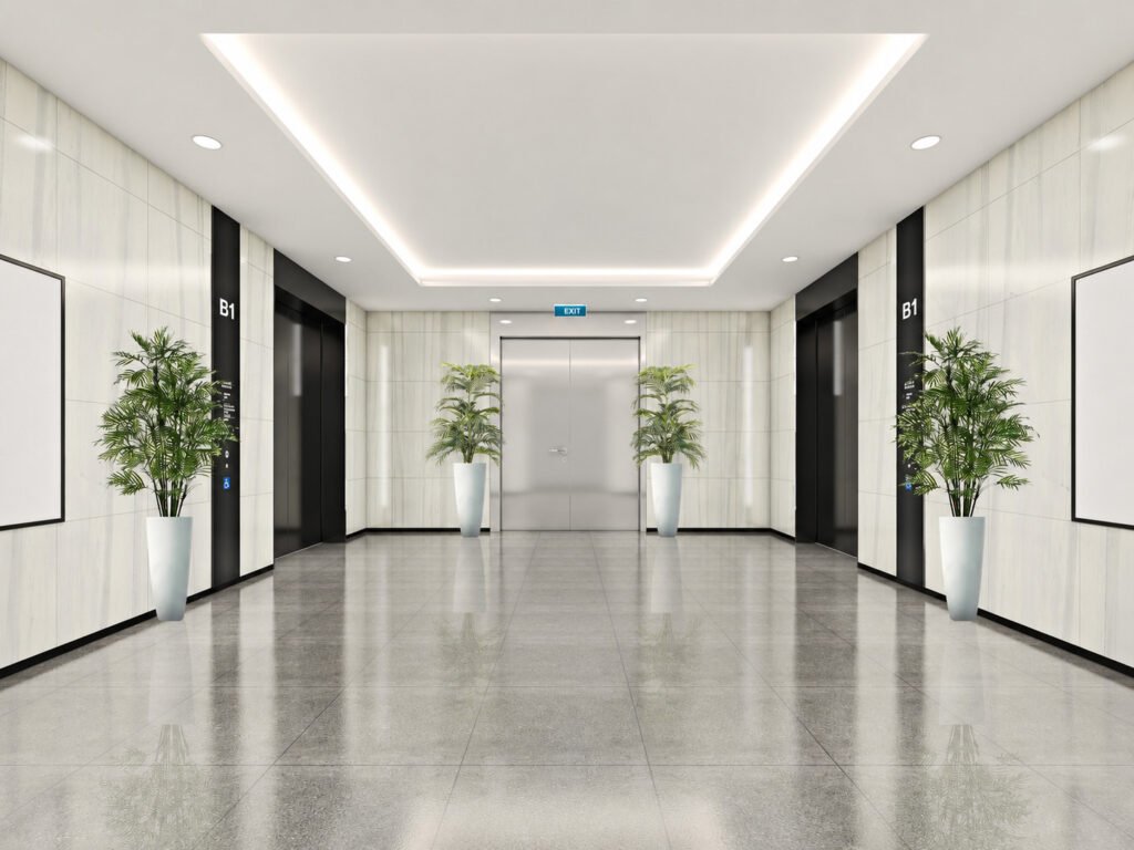 Suntec Tower 1 Office for Rent | Grade A Singapore – suntec-city-tower-1-basement-lift-lobby