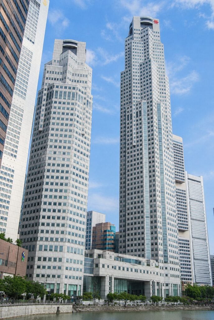 UOB Plaza 1 Office for Rent | Grade A Singapore – uob-plaza-tower-1-daytime-riverfront-skyline