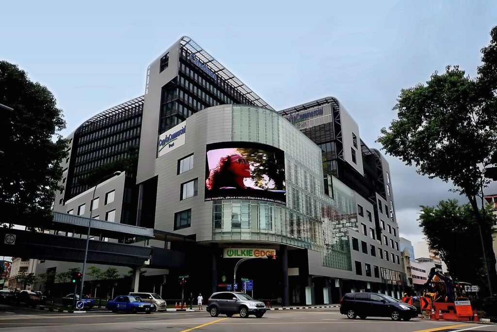 Wilkie Edge Office for Rent | Singapore – wilkie-edge-singapore-facade-and-led-screen