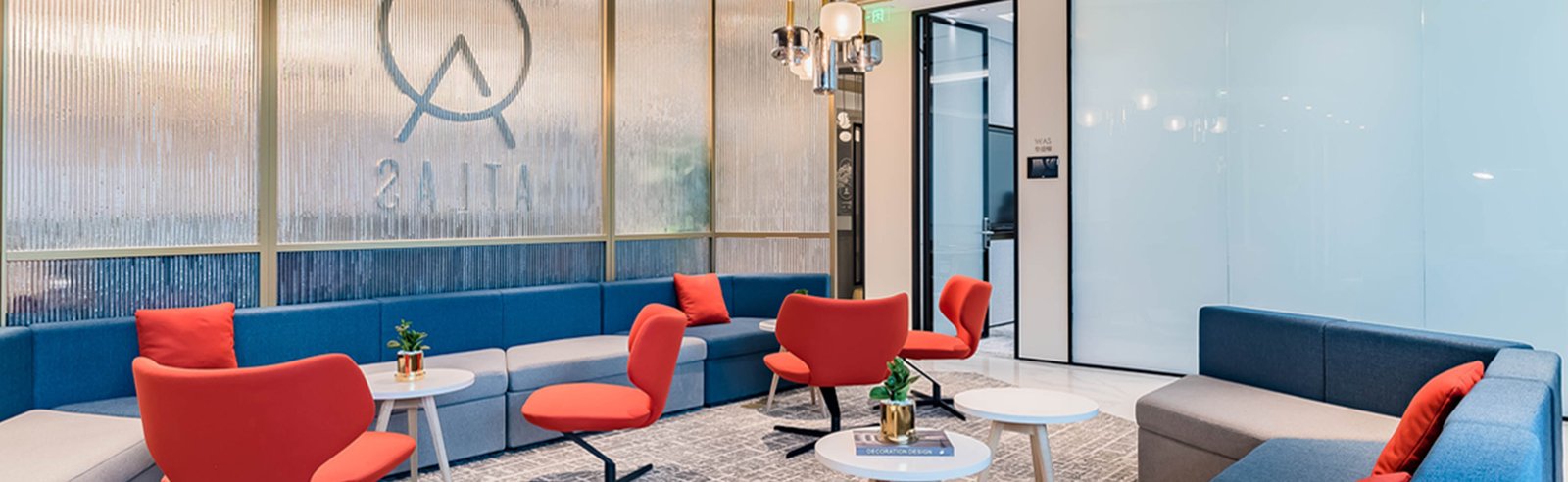 Lounge at ATLASPACE CP Centre, Beijing
