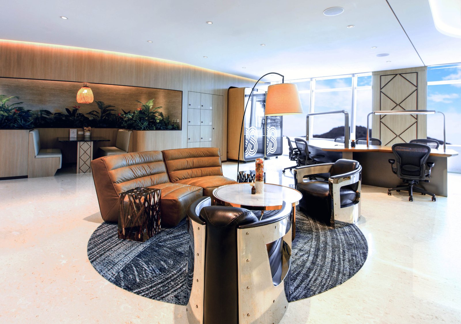 Member lounge at The Executive Centre, TAIPEI 101 Tower, Level 37